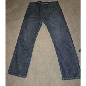 Levis 569 Jeans Mens 38x34 Loose Straight Fit Blue Denim